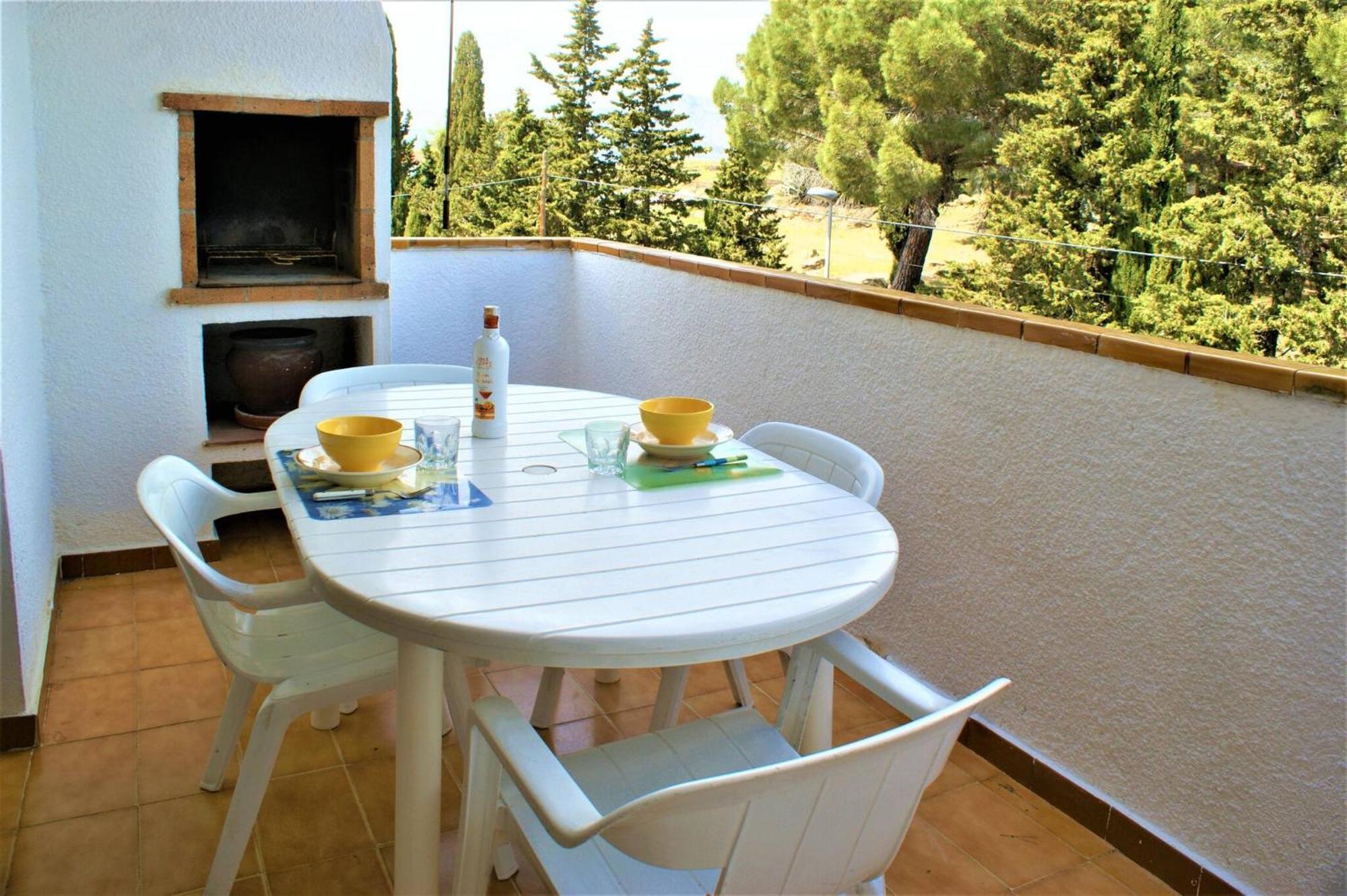 Apartamento En Roses Parking Y Piscina Comunitaria Av-54 Bagian luar foto